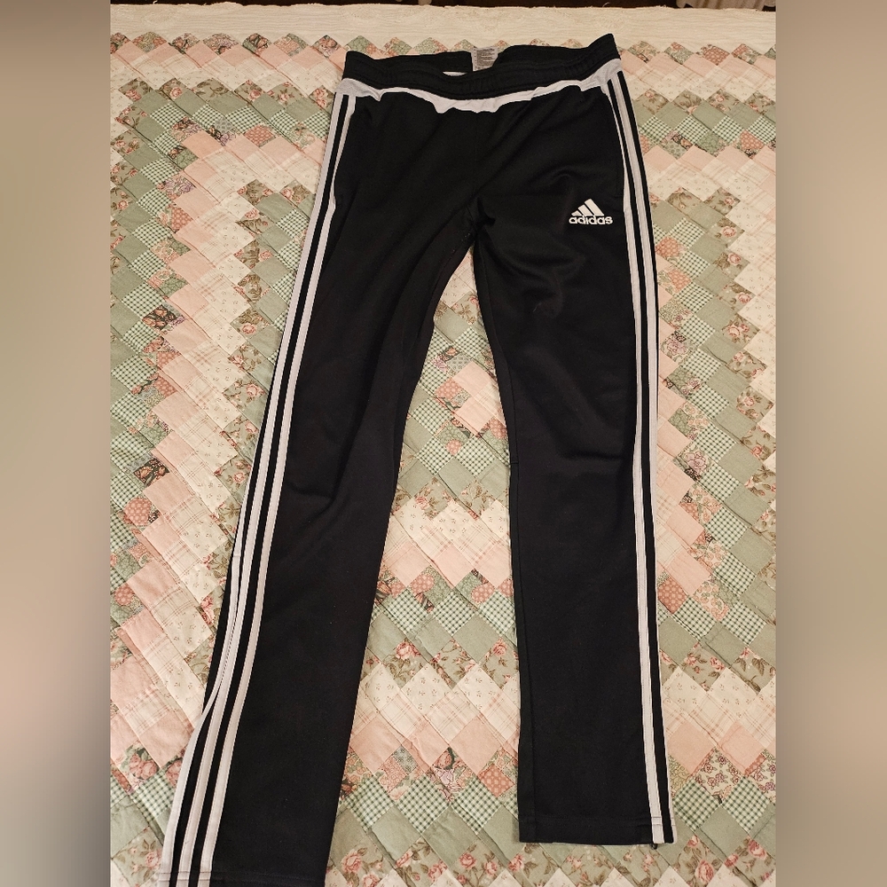 Adidas Zipper Leg Black Climacool Activewear